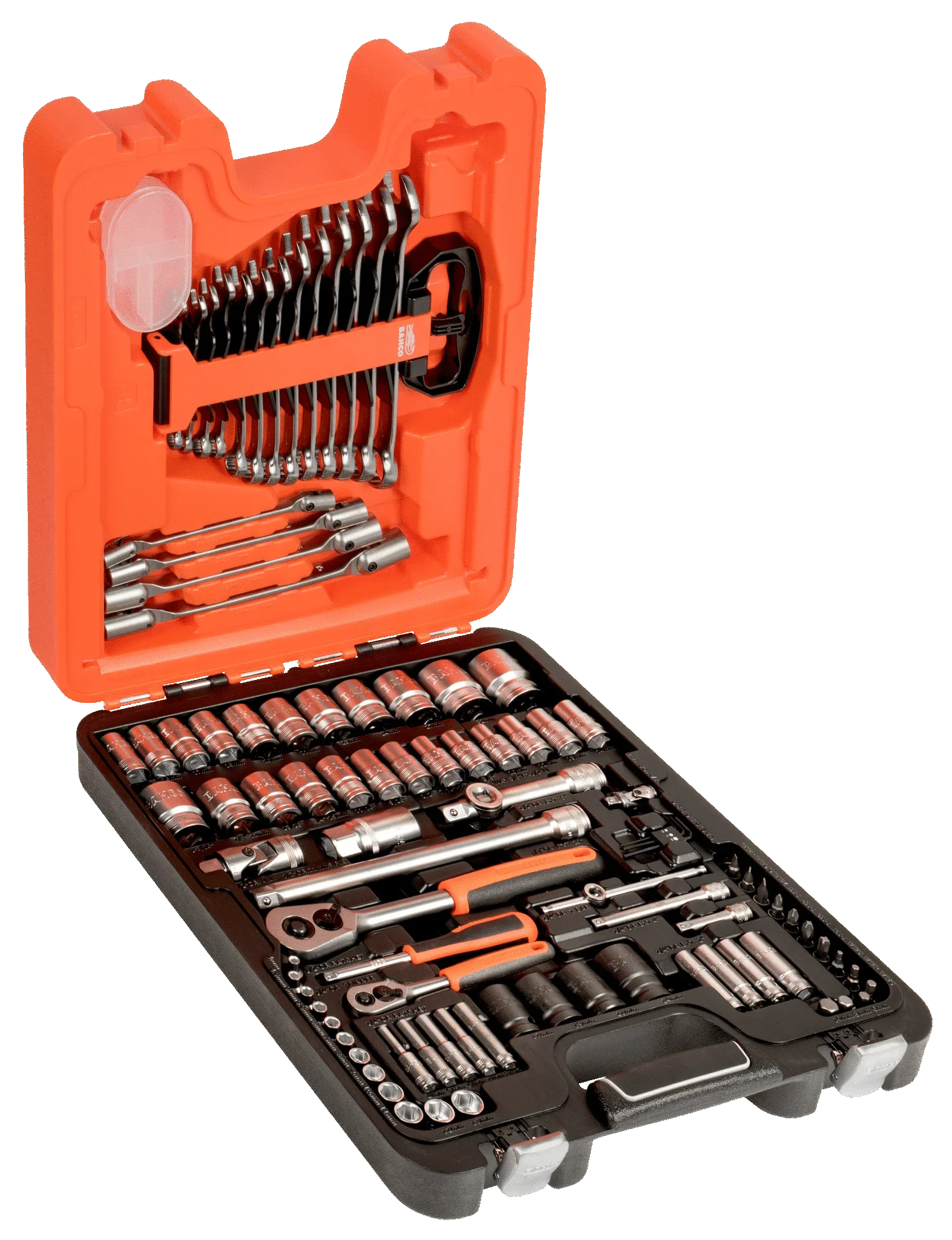 1/4" и 1/2" Набор торцевых головок, пластиковый кейс. 94 предмета Bahco S87+7