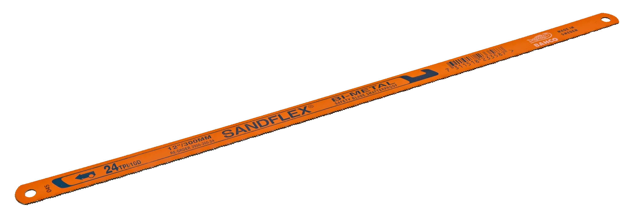 Биметаллические ножовочные полотна SANDFLEX®. Новое биметаллическое полотно SANDFLEX с повышеным содержанием кoбальта Bahco 3906-300-14-100